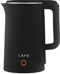 Lafe DoubleW, 1, 8 L, 1800 W, Dupla fal, Cool touch, Vízszürő, Műanyag/Acél, Fekete, Elektromos vízforraló (LAFCZA47467) - fizz