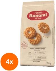 Forno Bonomi Set 4 x Biscuiti Frollini, Forno Bonomi, 750 g (FPG-4xBONO27)