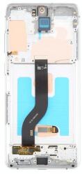  NBA001LCD10112002766228411 Samsung Galaxy S20 Plus / S20 Plus 5G OLED kijelző érintővel Ezüst kerettel, előlap (NBA001LCD10112002766228411)