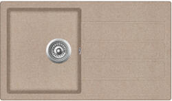 Evido EASY 45 S gránit mosogató, 760 x 440 mm, avena (105981) - watermarkt