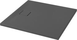 Cersanit Tako SLIM szögletes akril zuhanytálca 80x80 cm szifonnal, szürke S932-161 (S932-161)