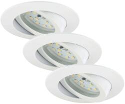 Briloner beépíthető, dimmelhető led lámpa, 5, 5W, 470lum, 3000K, IP23, 8, 2cm, 3 darabos készlet - (7232036)