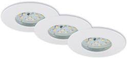 Briloner beépíthető, dimmelhető led lámpa, 6, 5W, 570lum, 3000K, IP44, 7, 5cm, 3 darabos készlet - (7295036)
