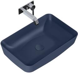 Elita Nomia mosdótál 50x39 cm négyszögletes mosdótálak kék matt RE040500057030 (RE040500057030)