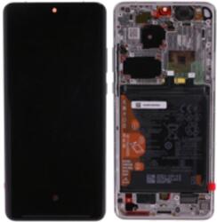 Huawei 02354HJD Gyári Huawei P50 Pro OLED kijelző érintővel fehér kerettel előlap akkumlátorral (02354HJD)