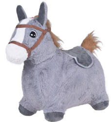 Inlea4Fun Felfújható ugráló lovacska 52 cm Inlea4Fun - szürke (JO-ZA5443 SZ)