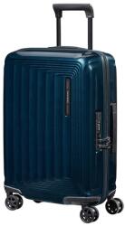 Samsonite NUON négykerekű bővíthető USB-s kabinbőrönd 55cm-éjkék metál 134399-9015 - taskaweb