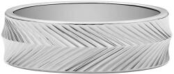 Fossil gyűrű Harlow Linear Texture JF04667040 - ezüst 5