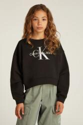 Calvin Klein gyerek melegítőfelső pamutból - fekete 176 - answear - 22 990 Ft