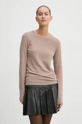 Abercrombie & Fitch hosszú ujjú női, bézs, KI139-4756 - bézs XS