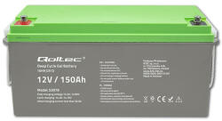 Qoltec Mélyciklusú akkumulátor 12 V 150 Ah. 53078. Qoltec (53078)