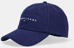 Tommy Jeans pamut baseball sapka 0 sötétkék, nyomott mintás, AM0AM12958 - sötétkék Univerzális méret