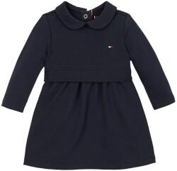 Tommy Hilfiger baba pamut ruha sötétkék, mini, harang alakú, KN0KN01972 - sötétkék 92