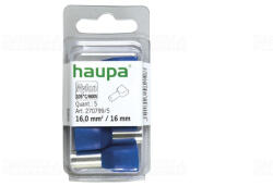 Haupa Érvéghüvely iker 2*16/16 kék 270799/5 SmallPack Haupa (5db/bliszter) (270799/5)