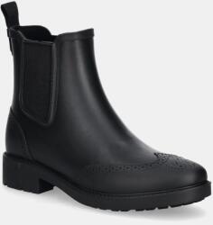 Lauren Ralph Lauren bokacsizma Preslie fekete, női, lapos talpú, 802945876001 - fekete Női 40.5