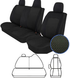 ATR Méretpontos üléshuzat 2+1 Nissan NV400 2010-től osztatlan ülőlap és osztott háttámla- ATRA