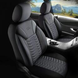 Panda Set Huse Scaune Auto pentru Hyundai I-40 - Panda Paris, negru gri, 11 piese