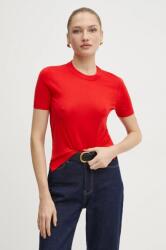 HUGO BOSS gyapjú pulóver könnyű, női, piros, 50492857 - piros XS