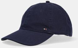 Tommy Hilfiger pamut baseball sapka sötétkék, sima, AM0AM13006 - sötétkék Univerzális méret