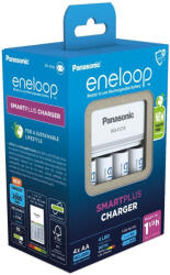 Panasonic eneloop K-KJ55MCD40E BQ-CC55E elem töltő+BK3MCDE 4db 2000mAh AA tölthető ceruza elem (eneloop-KKJ55MCD40E)