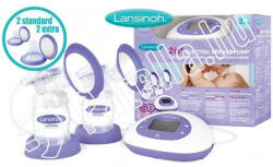 Lansinoh 2 Az 1-Ben Prémium Kategóriás Elektromos Mellszívó - vitalcafe