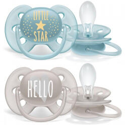 Philips Avent Cumi Ultrasoft Text Fius 6-18Ho 2X - vitalcafe