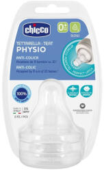 CHICCO Cumisüveg cumizó Perfect 5/Well-Being fiziológiai lassú folyású 0m+ 2 db 2 db - vitalcafe
