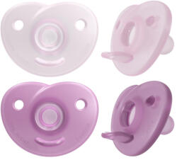Philips Avent SCF099/22 Soothie szilikon játszócumi 0-6 hó Lány - 2 db (SCF099/22) - vitalcafe