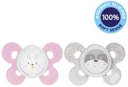 CHICCO Physio Comfort szilikon cumilány - nyuszi/nyúl 2 db, 0-6 m - vitalcafe