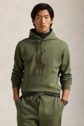 Ralph Lauren felső zöld, férfi, nyomott mintás, kapucnis, 710957585 - zöld XL