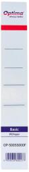 Optima Etichete pentru biblioraft, 5 cm, 10 buc/set, alb, OPTIMA (OP-50055000F)