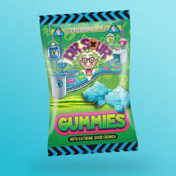  Dr Sour Gummies kék málna ízű savanyú gumicukor 200g - delfinbuvar
