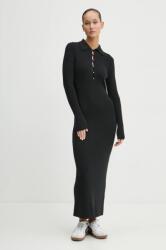 Abercrombie & Fitch ruha fekete, maxi, testhezálló, KI159-4763 - fekete S