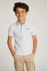 Tommy Hilfiger gyerek póló fehér, sima, KB0KB09332 - fehér 152