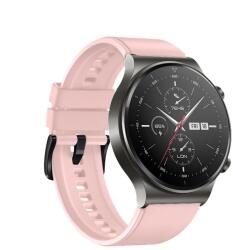 IZMAEL. eu Szilikon szíj a Huawei Watch GT 2/3/4, 2 Pro/3 Pro /4 Pro, GT 2e (46mm) okosórára - Rózsaszín KP35339