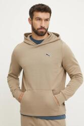 PUMA pamut melegítőfelső BETTER ESSENTIALS bézs, férfi, sima, kapucnis, 676814 - bézs L