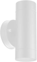 Spgu10ipf2f Tracon SPGU10IPF2F Oldalfali spot lámpatest, kültéri, fehér 100-240VAC, 50Hz, 2xGU10, max. 35W, IP44 (SPGU10IPF2F)