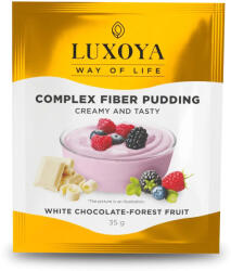 Luxoya Complex rostpuding fehérjével fehér csokoládé-erdei gyümölcs ízű 35 g