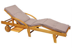 Jurhan TAMI SUN napozóágy párna, 194x55x5cm, bézs melír Jurhan