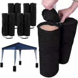 Kingsleeve Parti sátor lábsúly, 4 db, fekete