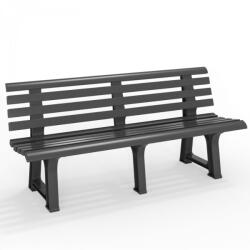 I. P. A. E-Progarden ORCHIDEA kerti pad, 145x49x74cm, antracit