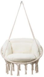 Jurhan BOHO függőszék párnával, Ø61cm, bézs