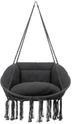 Jurhan BOHO függőszék párnával, Ø61cm, antracit Jurhan