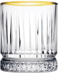 Paşabahçe PAŞABAHÇE Elysia Gold Pahar de whisky, Capacitate: 0, 21 Litri, Înălțime: 85 mm, Ø: 73 mm Pahar