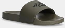 Tommy Hilfiger papucs EMBROID HILFIGER 85 POOL SLIDE zöld, férfi, FM0FM05342 - zöld Férfi 40