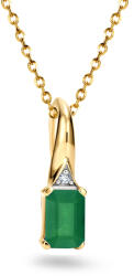  Elegáns Lorelai smaragd medál KU3094P