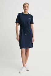 Tommy Hilfiger pamut ruha sötétkék, mini, harang alakú, WW0WW40734 - sötétkék S