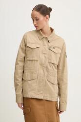 Superdry pamut kabát bézs, átmeneti, W5011761A-5CL - bézs XXS