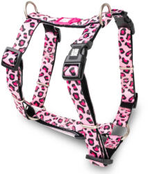 Max & Molly hám H XS leopard pink 32-40cm / 10mm