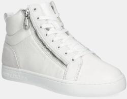 Calvin Klein Jeans bőr sportcipő CLASSIC CUPSOLE ZIP MID IN fehér, YM0YM01156 - fehér Férfi 45